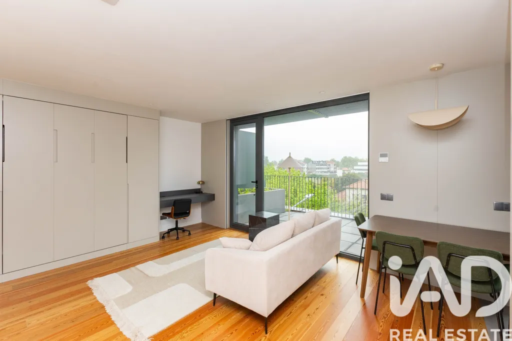 Séjour - Modern Apartment with Balcony in Senhora da Hora