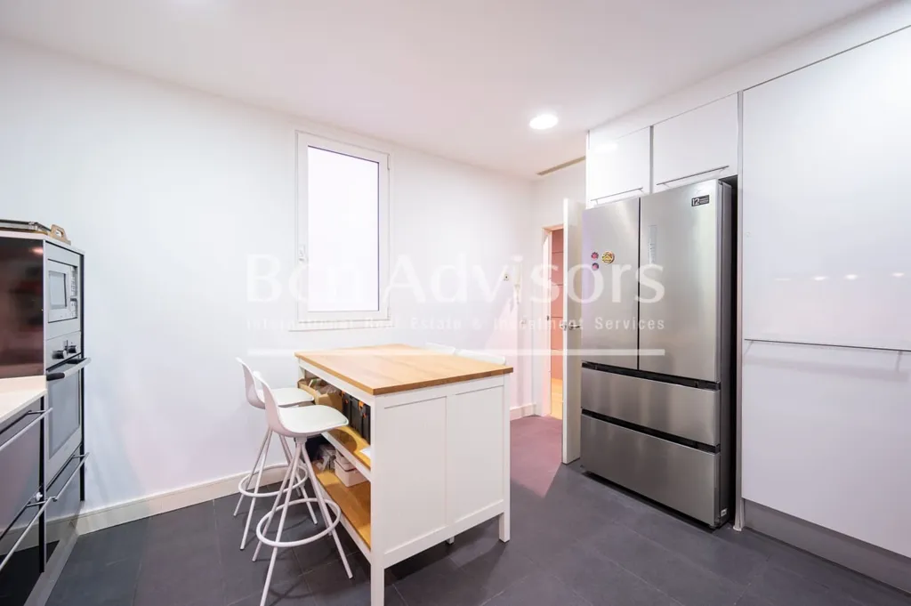 Köök - Renovated Apartment with Balcony in Dreta de l'Eixample