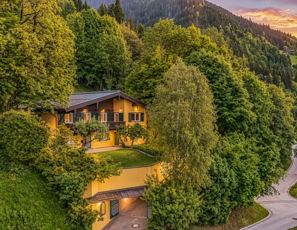 Aerial - Golf-In/Golf-Out Landhaus in Piesendorf