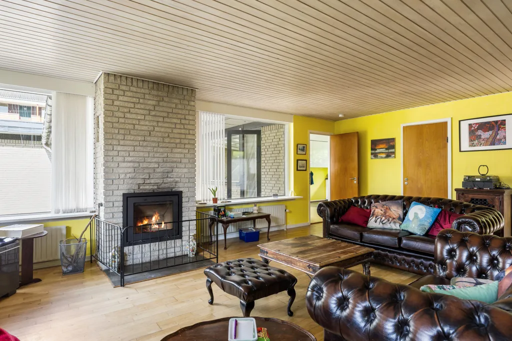 Séjour - 1970s Villa with Garden in Birkerød
