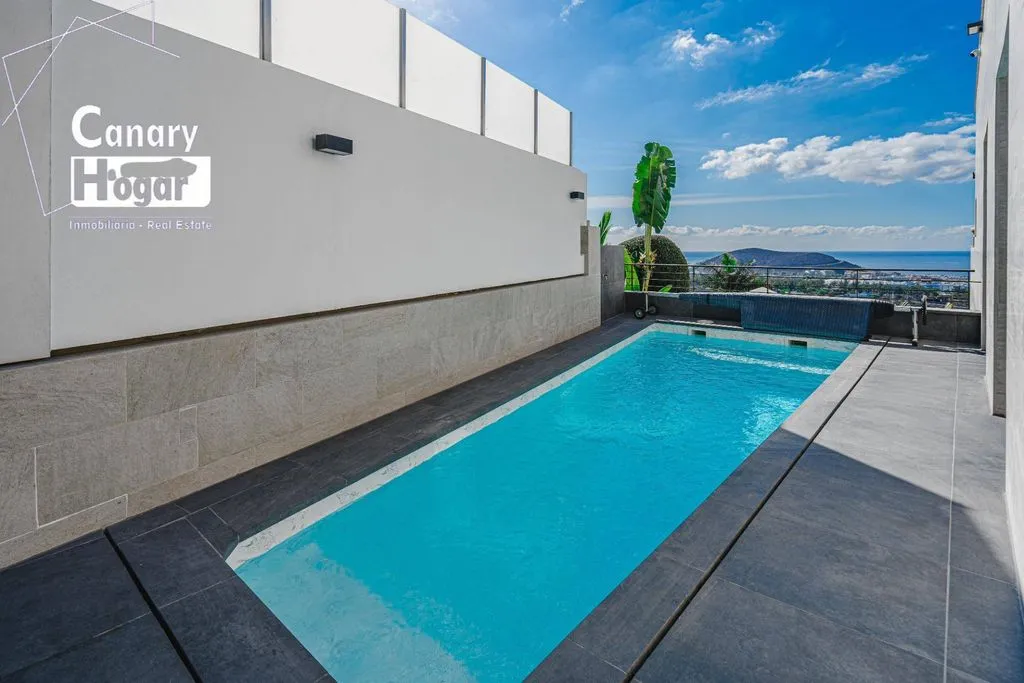 Piscine - Luxury Villa with Ocean Views in Adeje
