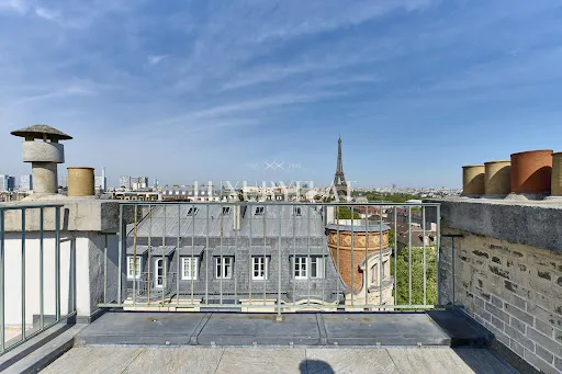Terrasse - Appartement Rénové avec Terrasse à Paris 7ᵉ