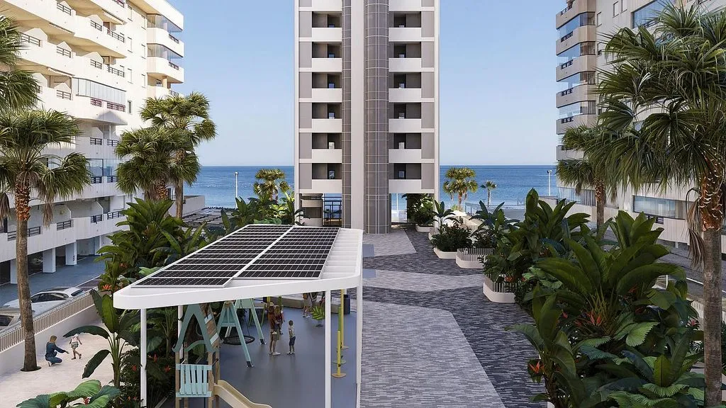Jardin - Apartment with Pool in Calpe's Playa Fossa