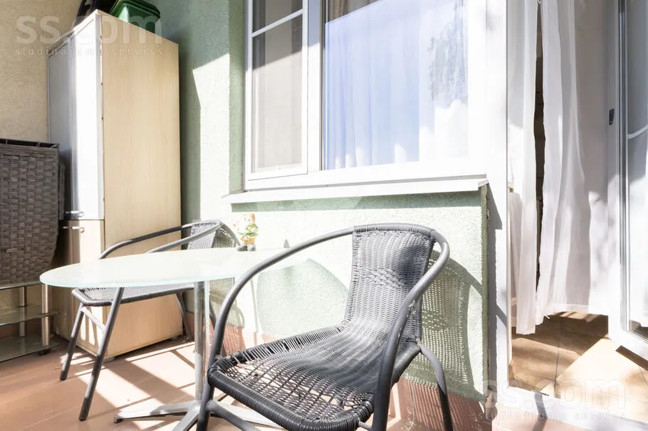 Terrasse - Sunny Two-Bedroom Flat in Green Imanta