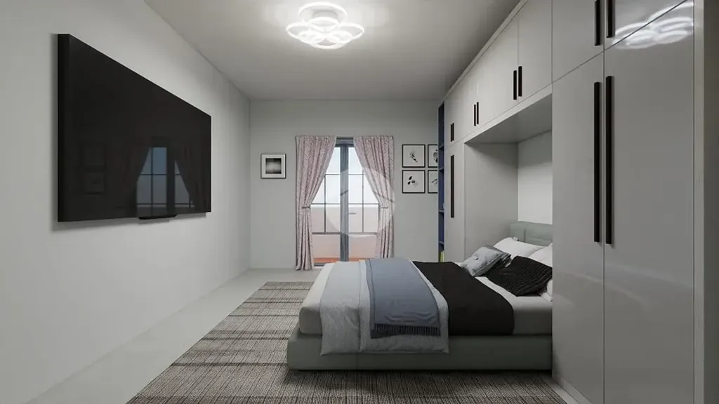Magamistoad - Rear-Facing Two-Bedroom Flat in Bollate