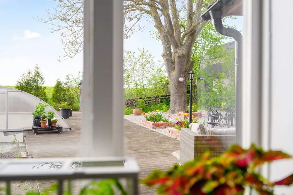 Terrasse - Charmful Brick Villa with Garden in Grönby