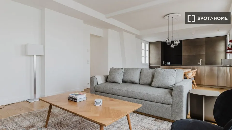 Séjour - Appartement 3 Pièces à Bastille-Popincourt