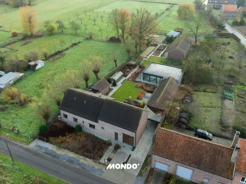 Aerial - Estate with Indoor Pool near Brussels