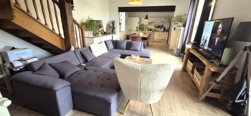 Séjour - Maison en Pierre Rénovée avec Cour à Saint-Dizier