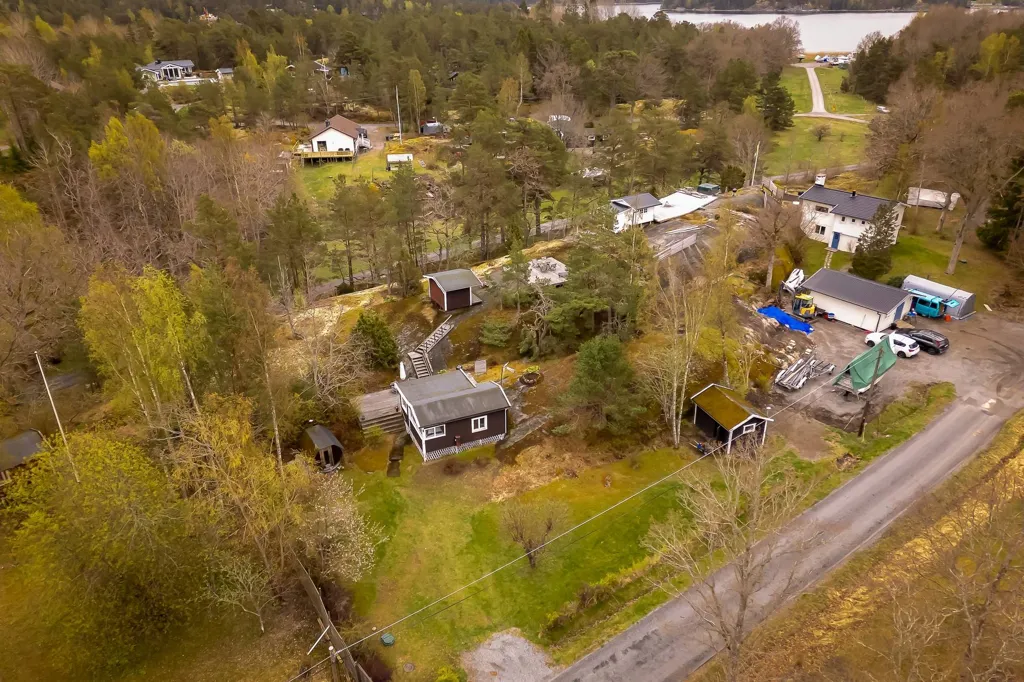 Õhuvaade - Cottage with Garden in Västra Älvsala