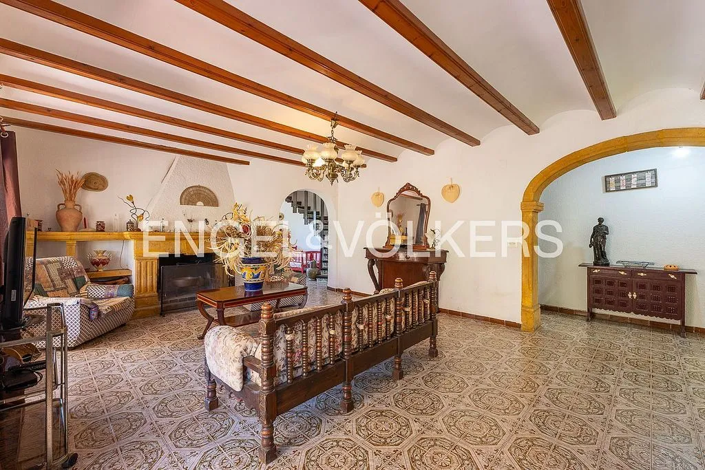 Living Room - Chalet with Sea View in La Granadella