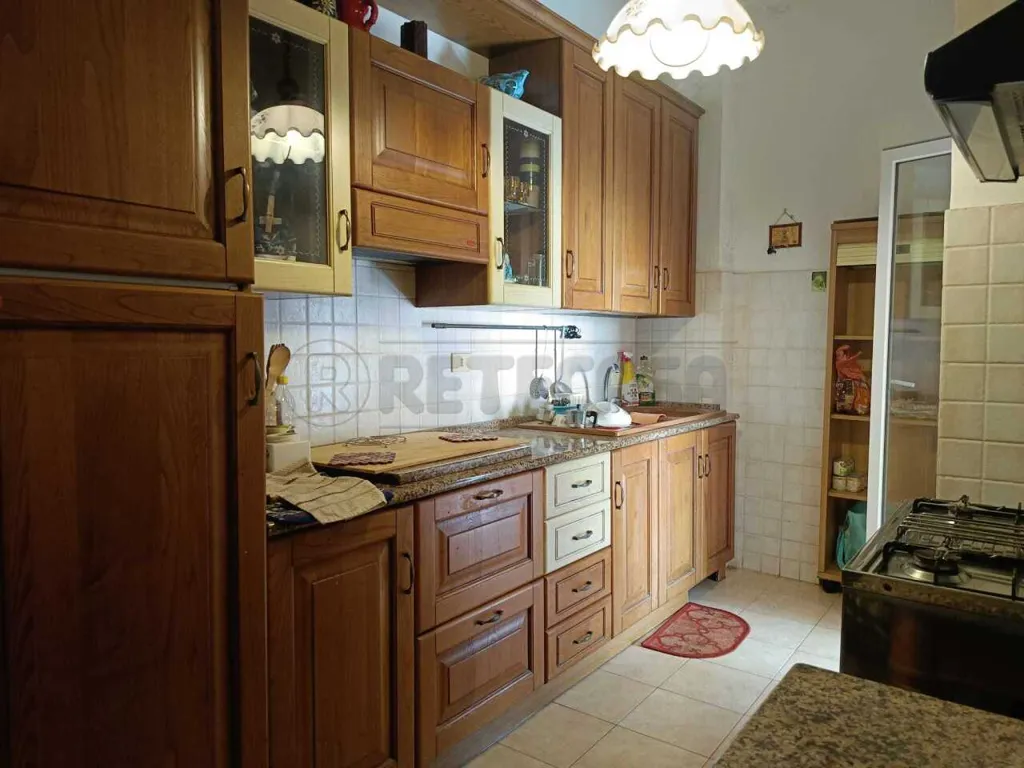 Cuisine - Rear-Facing Apartment with Terrace in Ladispoli