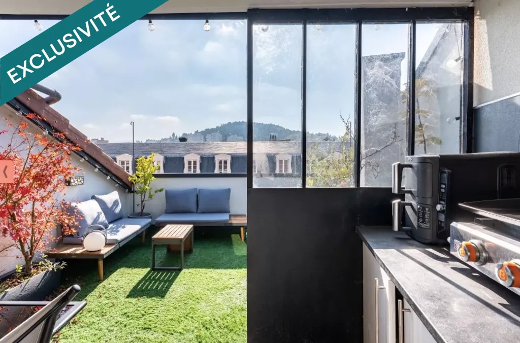 Terrass - Loft Duplex with Tropézienne Terrace in Saint-Étienne