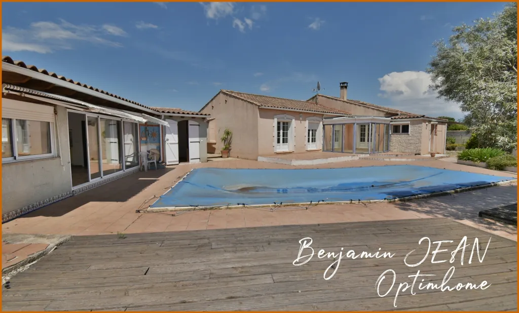 Bassein - Ground Floor House with Pool in Sérignan
