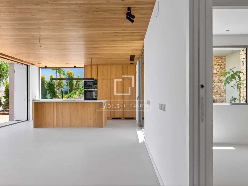 Köök - New Build Villa with Sea View in Cabrils