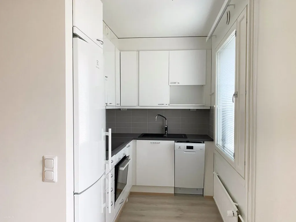 Cucina - Compact Apartment with Balcony in Oulu