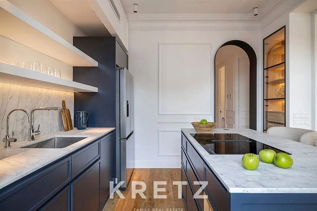 Köök - Apartment with Balcony in Eixample Izquierdo