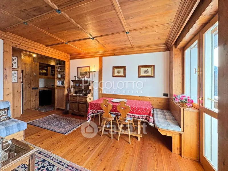 Séjour - Trilocale with Panoramic Terrace in Cortina d'Ampezzo