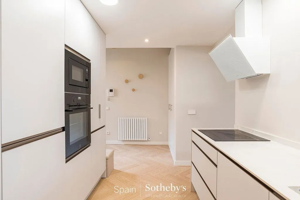 Köök - Apartment with Air Conditioning in Central Madrid