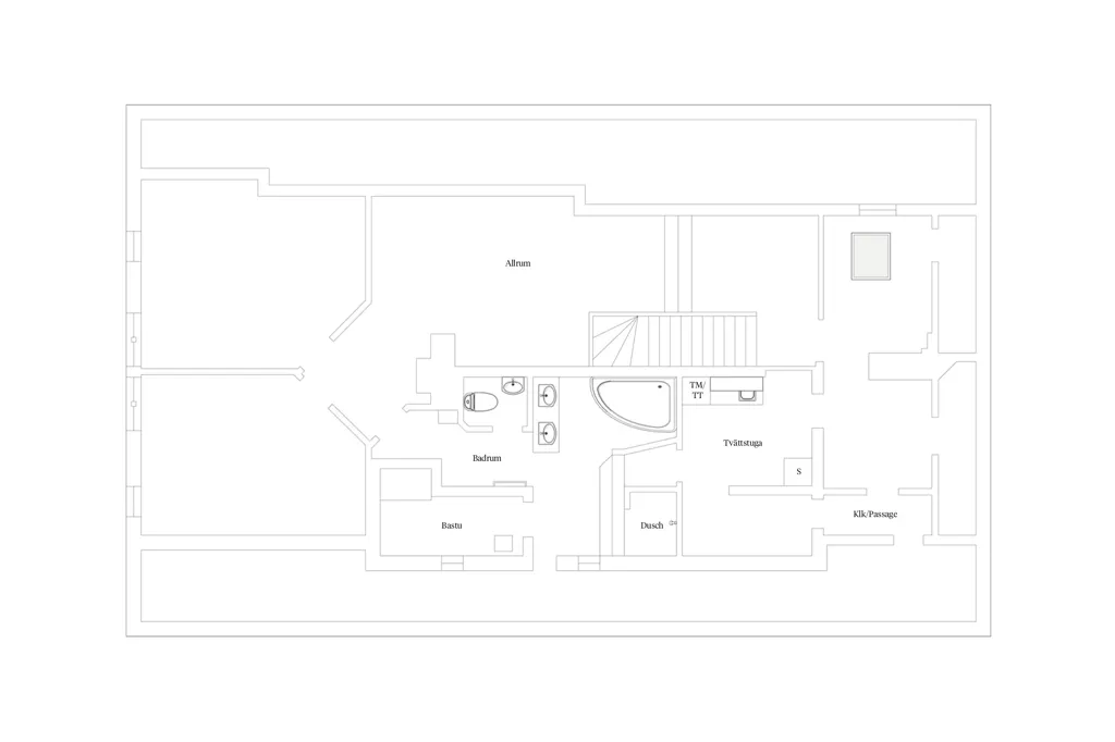 Plan - Historic Schoolhouse Villa in Väse