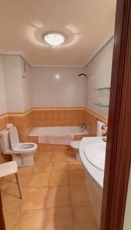 Salles de bain - Furnished Flat with Balcony in Baiona