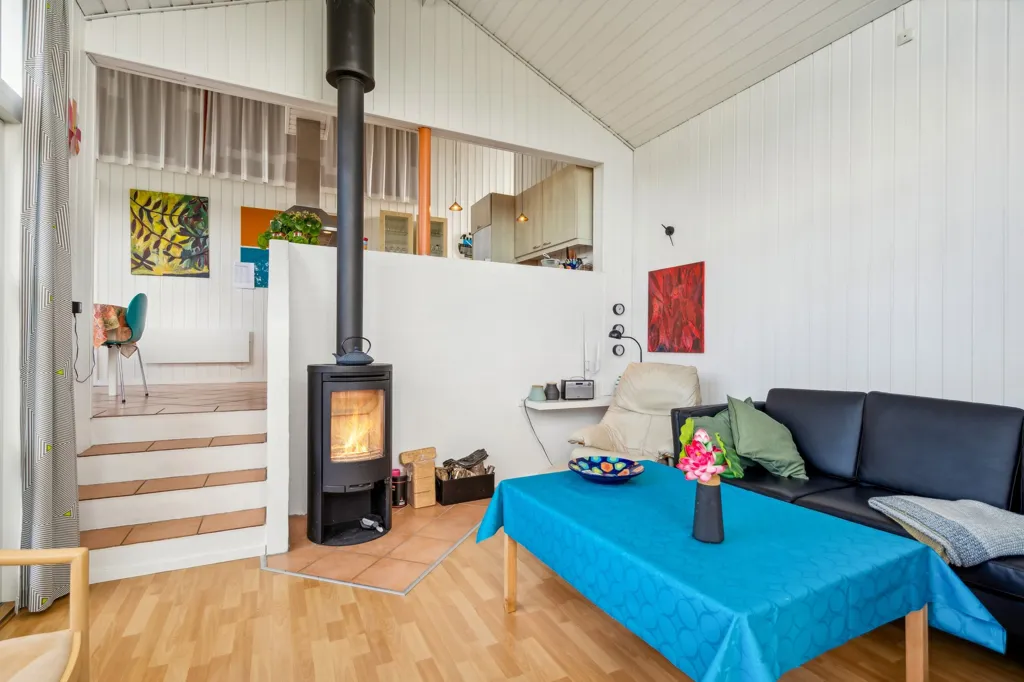 Salón - Cottage with Garden in Begtrup Vig, Knebel