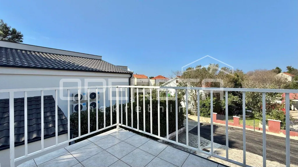 Balcony - One-Bedroom Apartment with Sea View in Starigrad