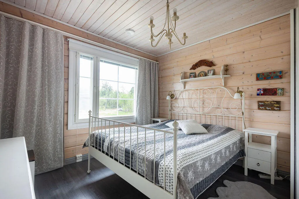 Chambres - Modern Log Cabin with Sauna in Inarijoki