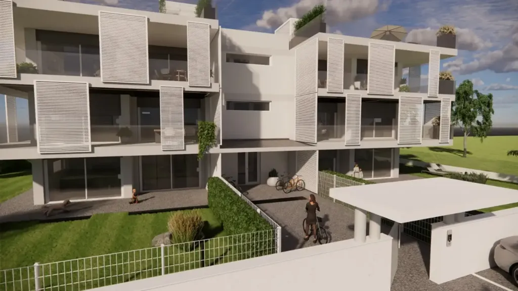 Contemporary Triplex with Terrace in Schio