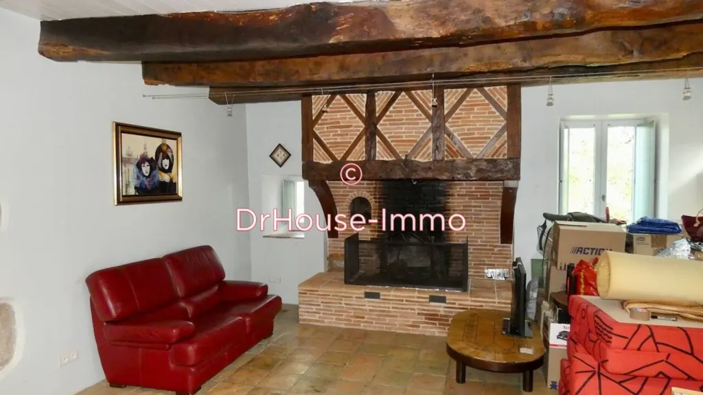 Soggiorno - Restored Manor with Pool in Amarens