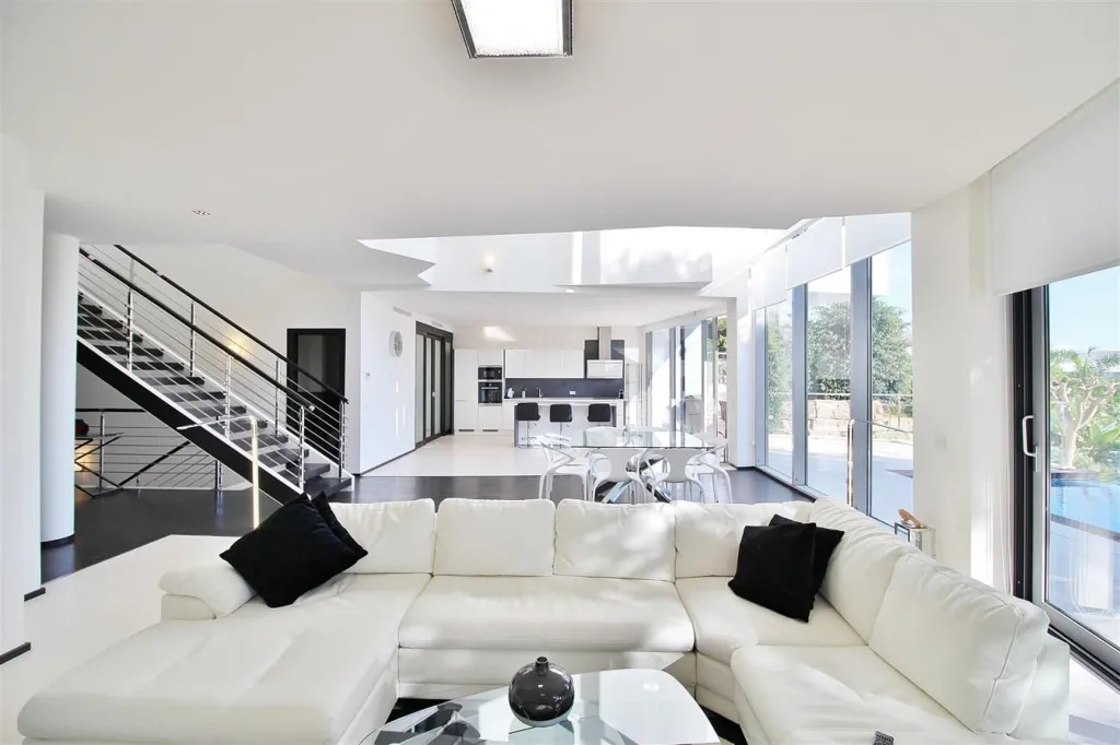 Séjour - Modern Townhouse with Sea View in Marbella