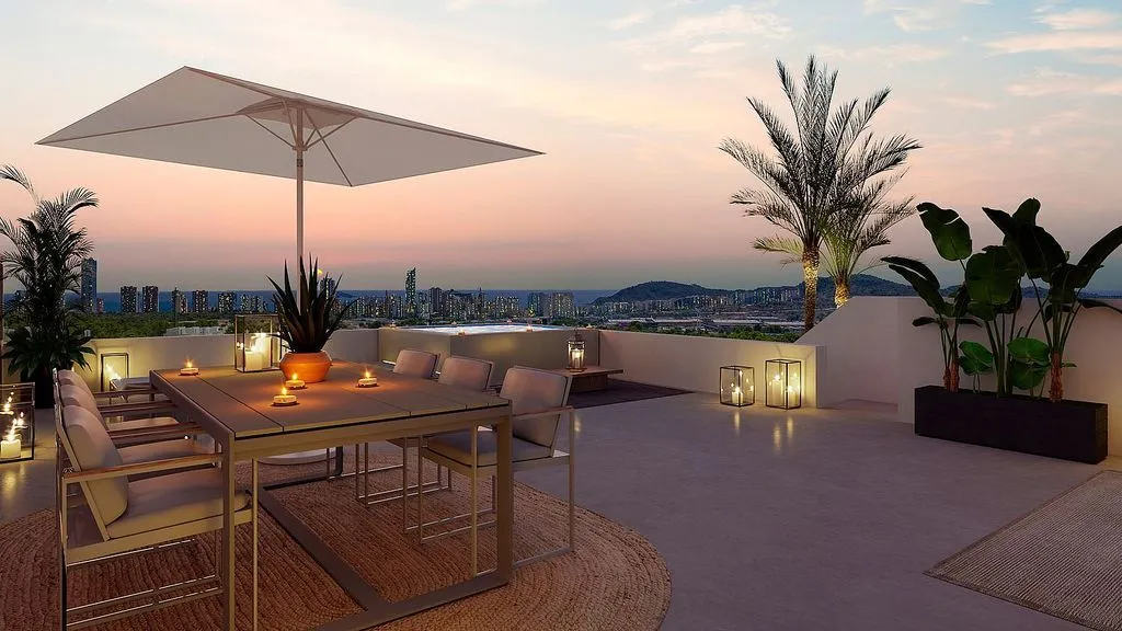 Terrasse - New Flat with Pool in Berlín Street