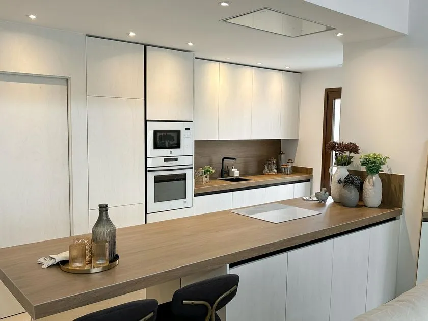 Kitchen - Villa with Private Pool in Algorfa, Alicante