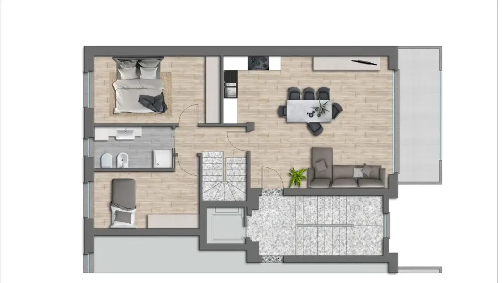 Plaan - Apartment with Garden View in Nova Milanese