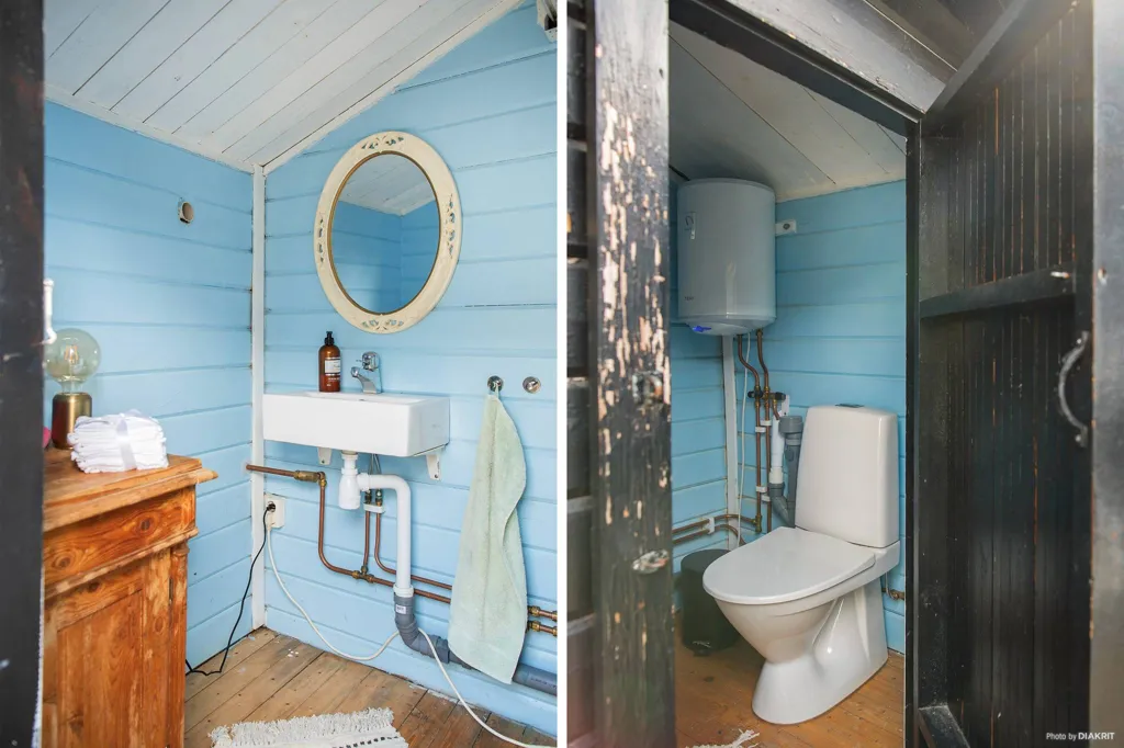 Salles de bain - Charming Cottage with Garden in Sommarbyn Tornet