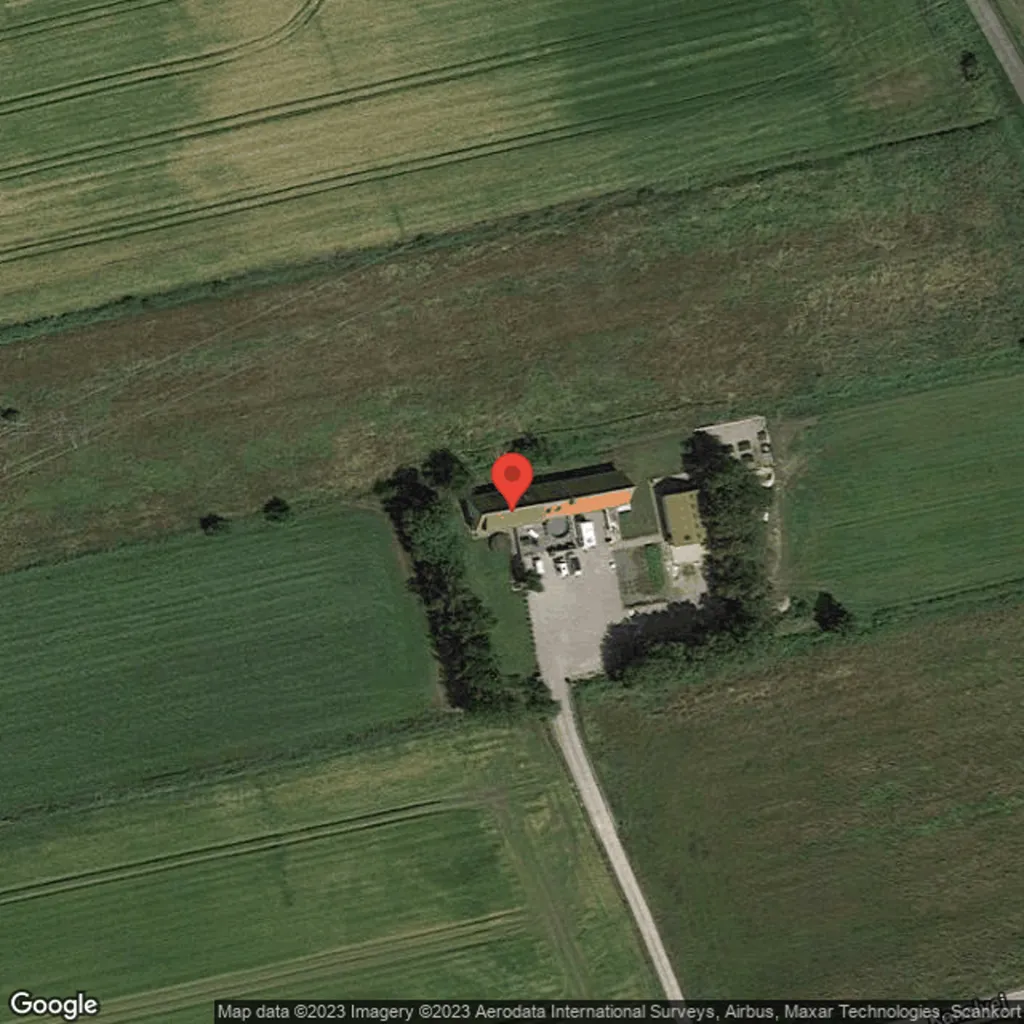 Aerial - 1937 Villa with Garden in Brovst