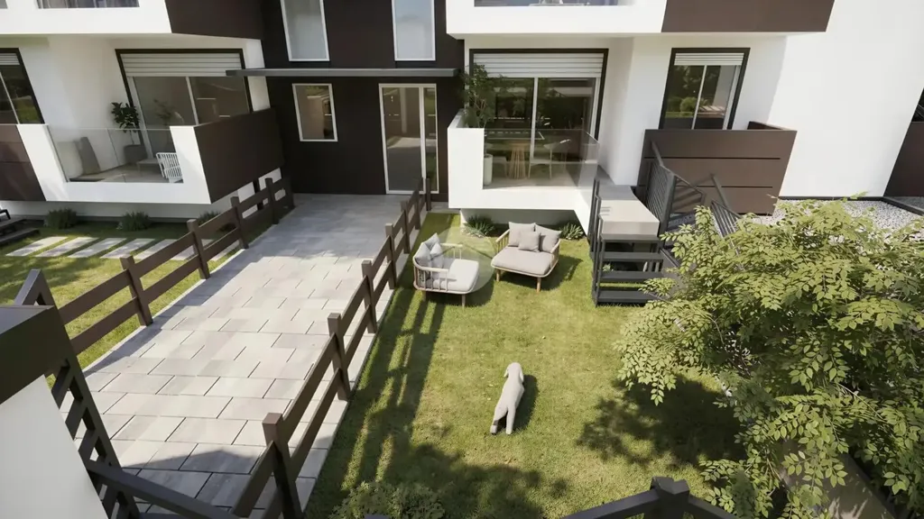 Õhuvaade - Penthouse with Garden in Mesero