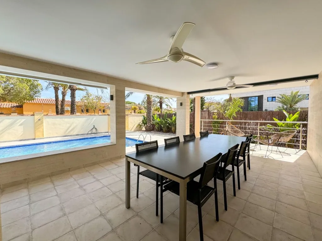 Terrace - Mediterranean Villa with Pool in Cabo Roig
