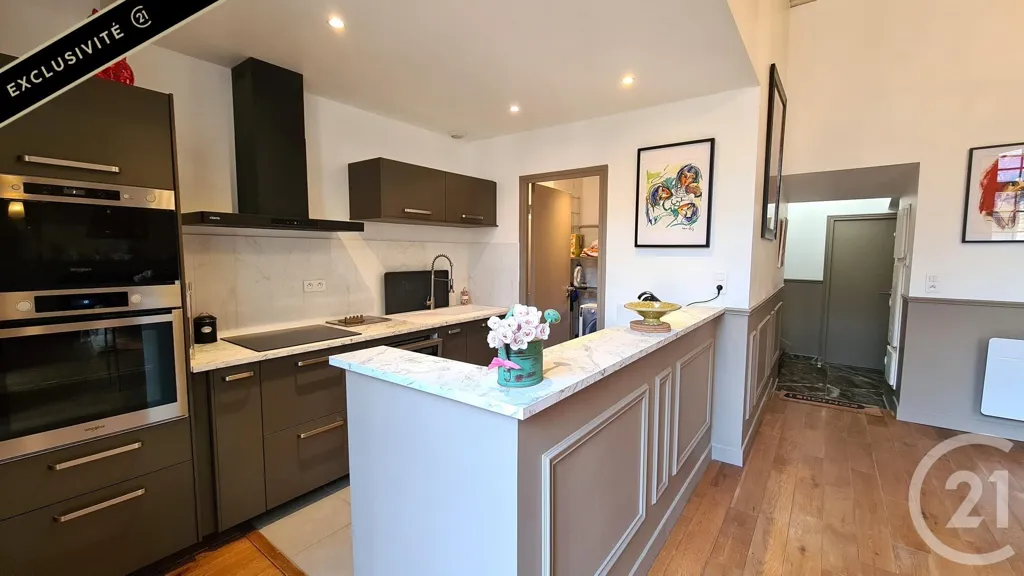 Cuisine - Appartement Rénové avec Cheminée à Sarlat-la-Canéda