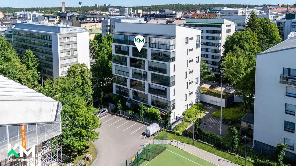 Vista aerea - Modern Flat with Private Sauna in Lahti Centre