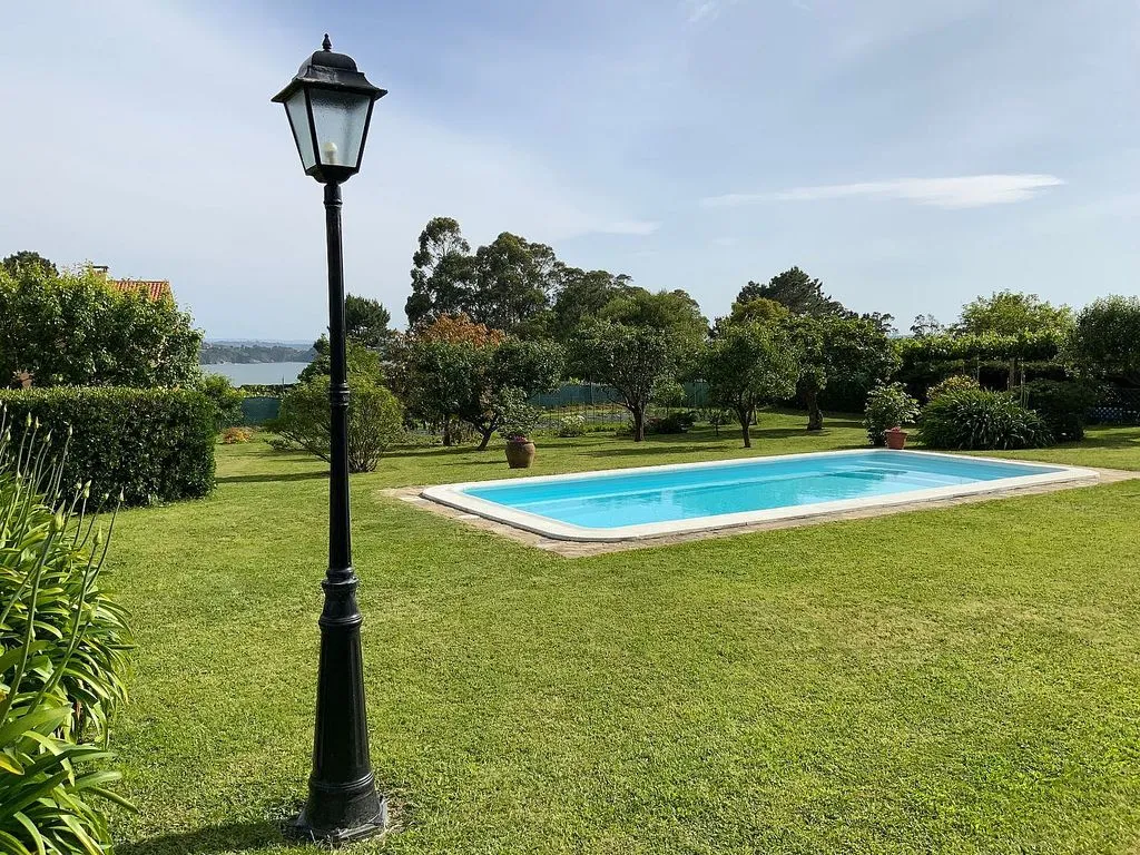 Piscine - Chalet with Sea Views and Pool in Ares
