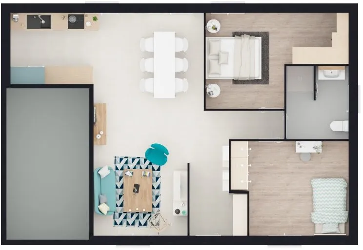 Plan - Maison à Construire avec Jardin à Algolsheim