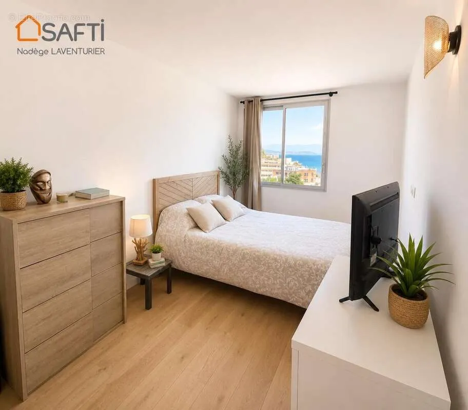 Camere da letto - Renovated 2-Bed Flat with Sea View in Ajaccio
