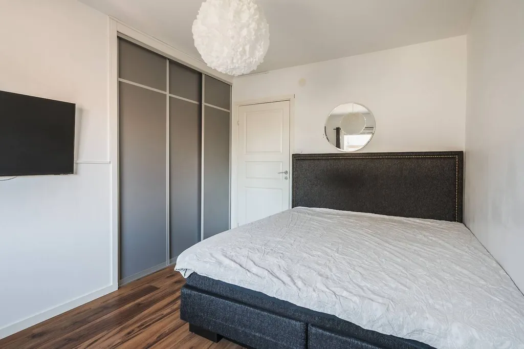 Bedrooms - Apartment with Balcony in Brynäsgränd