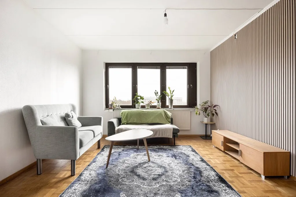 Séjour - Terraced Flat with Balcony in Högaholm