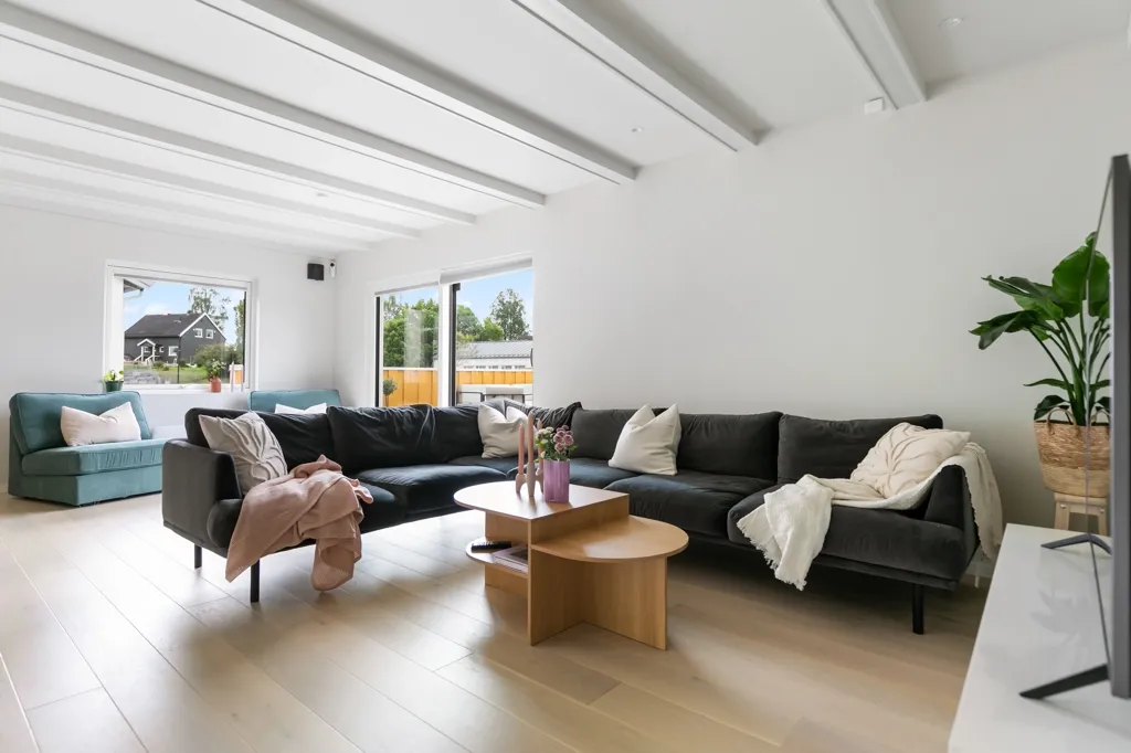 Séjour - Duplex with South-West Terrace in Oslo