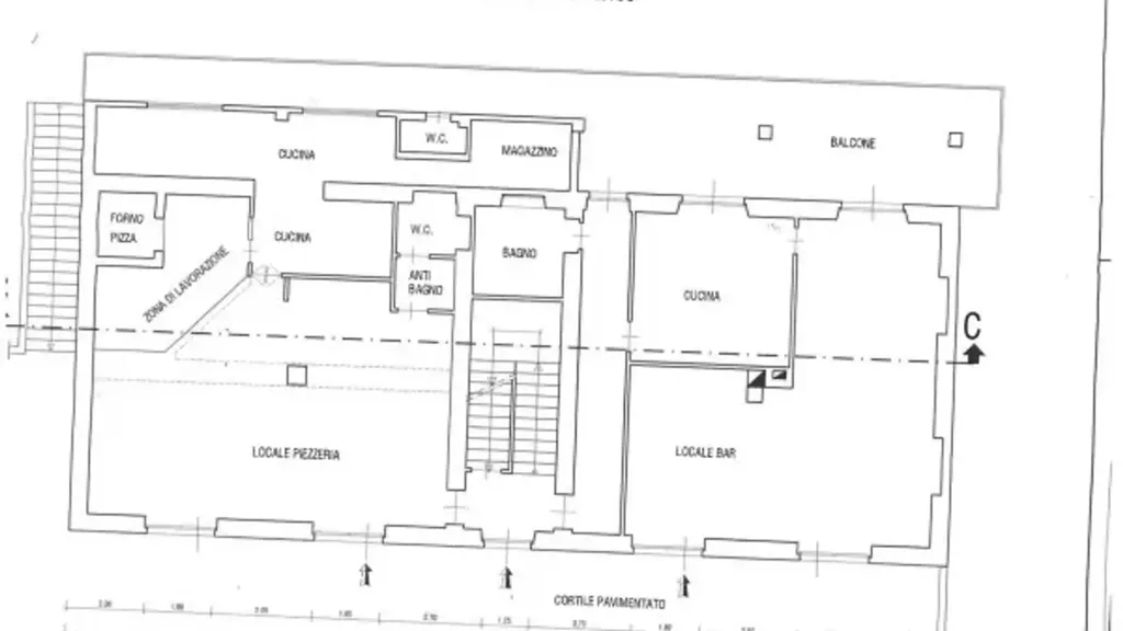 Plan - Casale with Panoramic View in Neviglie