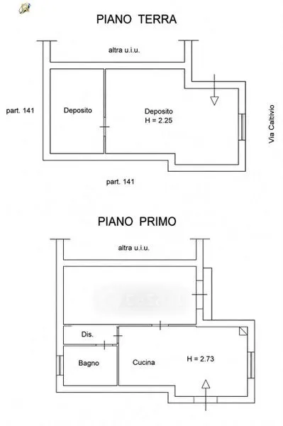Plan - T2 Flat in Sasso di Castalda