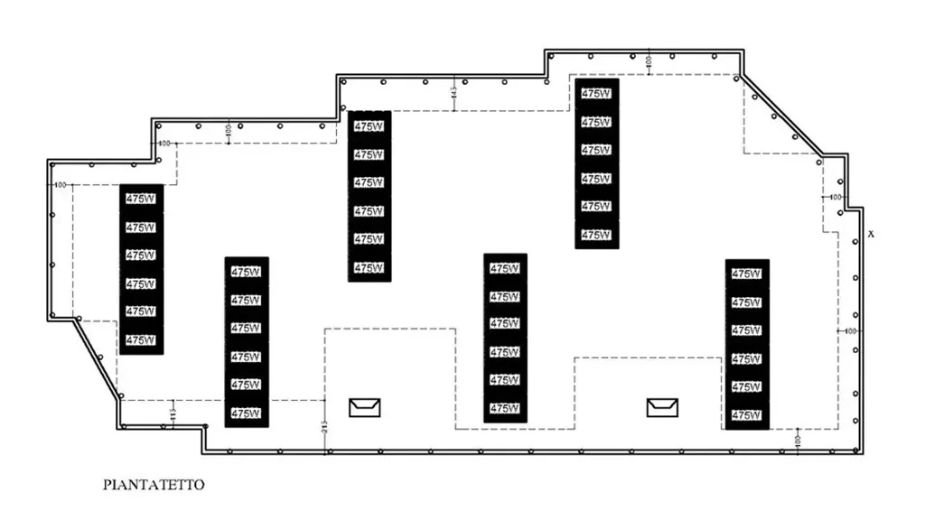 Plan - Modern Apartment with Balcony in Castel Mella