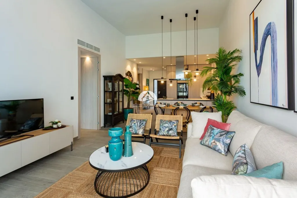 Séjour - Apartment with Pool in La Finca Golf, Algorfa